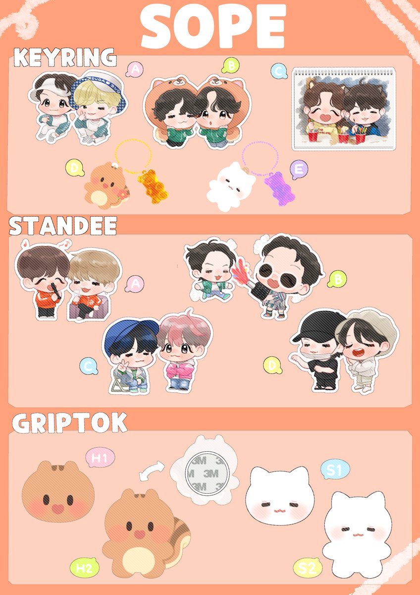 bebe_sope's tweet photo. 🐱🐿🎂SOPE BIRTHDAY EVENT in Tokyo merchs
KEYRING/STANDEE/CUPHOLDER
Details: https://t.co/4xSmmnW7bz

Pre-order📦~5/31
【webstore 5/5~ 덕질 5/12~】
To open GO💌DM @bebe_merch 

🎁RTevent💝
✔️must follow @bebe_sope and RT this tweet
✔️3winners
✔️1 keyring + 1 standee https://t.co/b9WwySDm2D