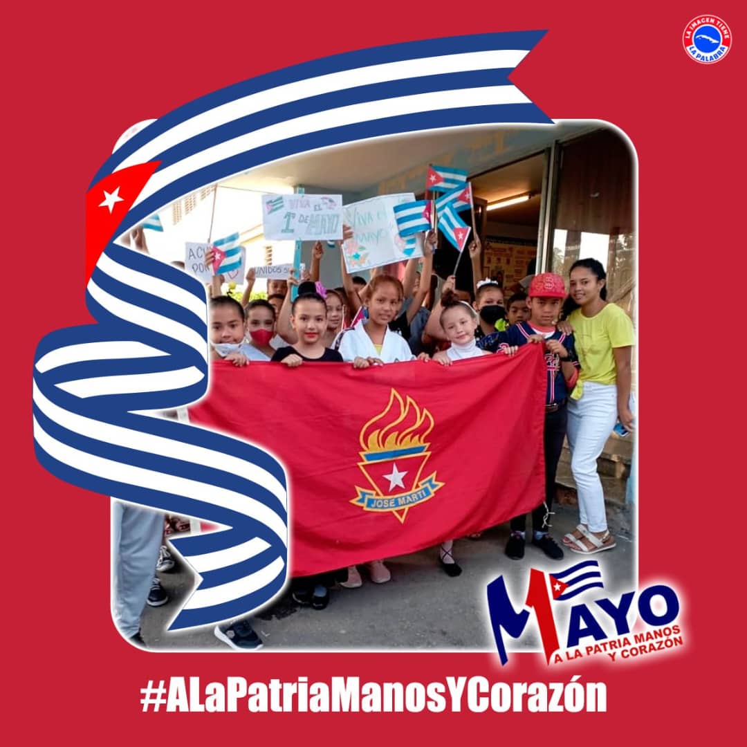 OlgaIsabel9007's tweet photo. #ALaPatriaManosYCorazon 
#1Mayo 
@Cubacooperabol2
@AdanVillavicen5 @EduanysR
@Doctor_Adriel  @LloviznaLa https://t.co/kRRp3lmk9G