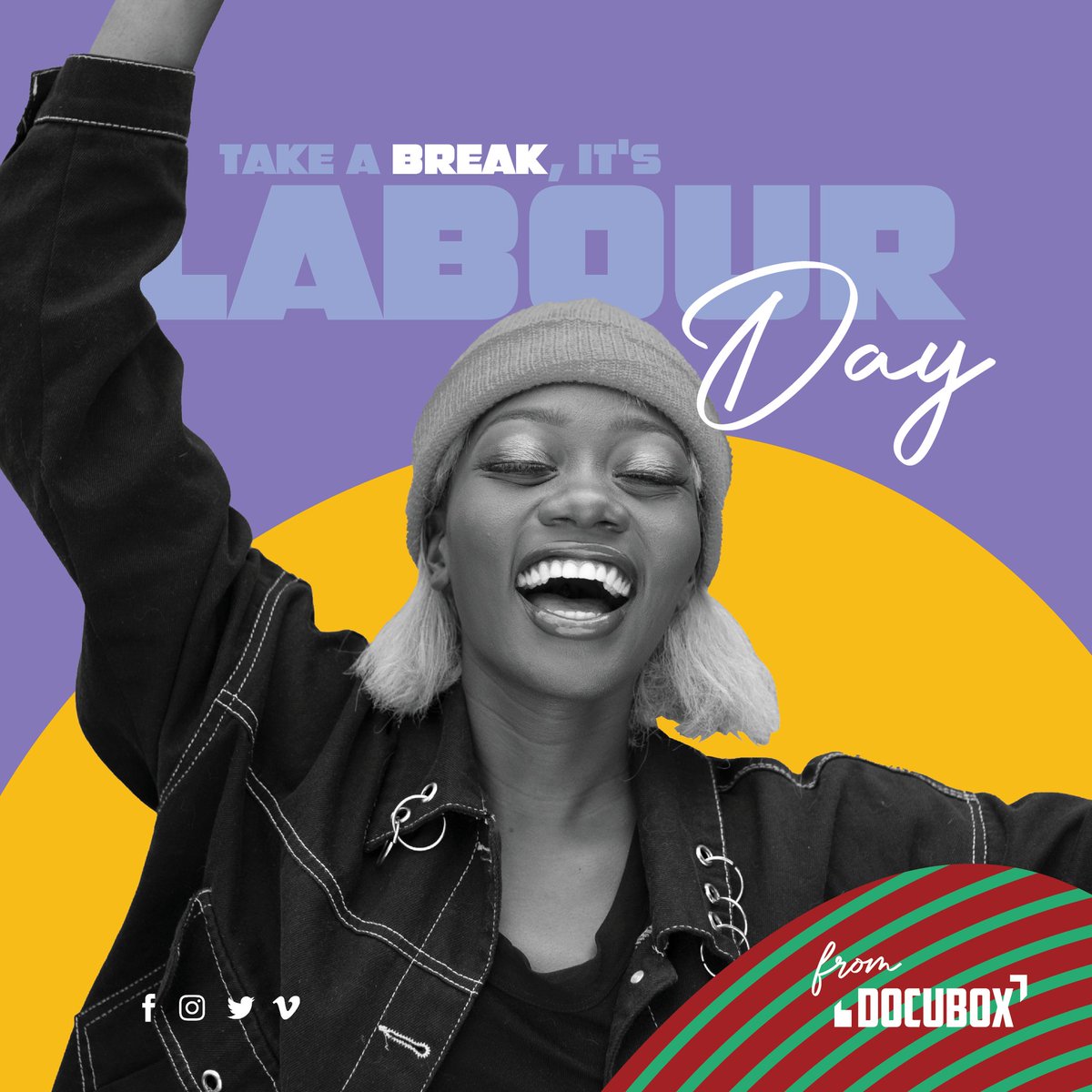 Docuboxeadff's tweet photo. Happy Labour Day to all the working - class citizens! Thank you for your contributions to pushing society forward.
#labourweekend https://t.co/y28pVbsWWH