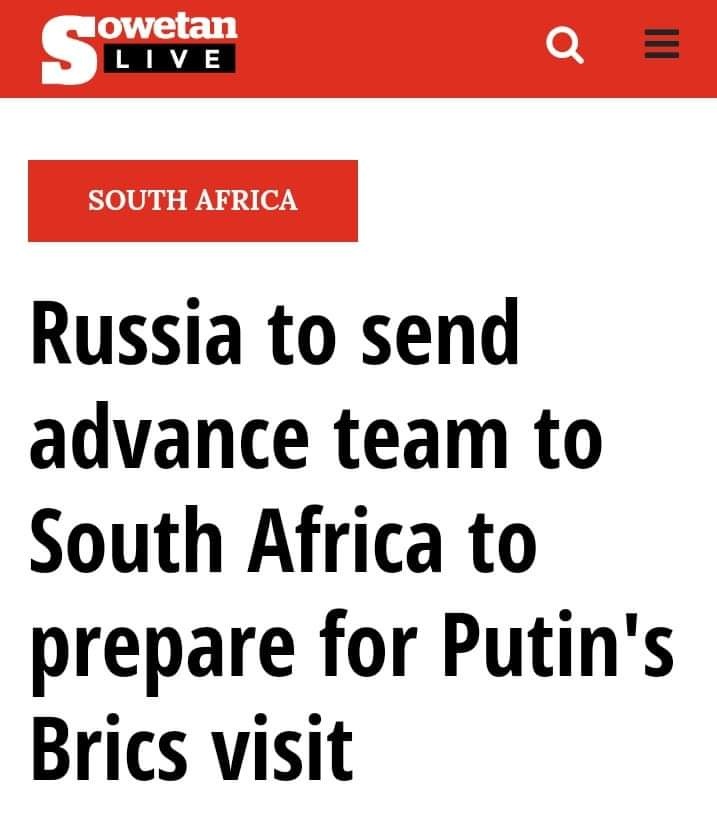 DZumaSambudla's tweet photo. President Putin, No Need To Send An Advance Team...We Are Here. We Are Your Foot Soldiers!

We Are Russia And Russia Is Us! https://t.co/QU7lTgOg8c