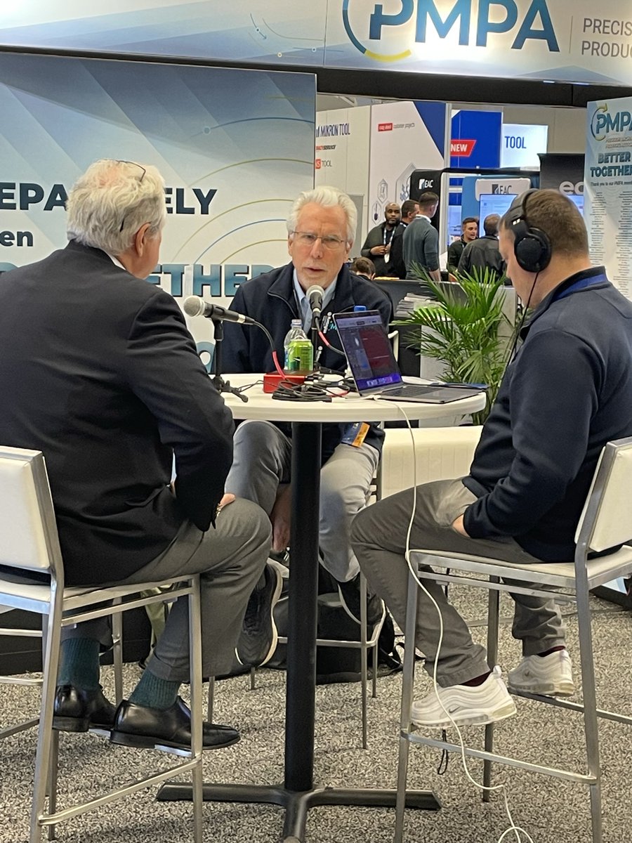 PMPA_ORG's tweet photo. EPISODE 169 | Live from the PMPA PMTS Booth
โ โ
PMPA took the podcast on the road to #PMTS2023 in Cleveland, Ohio! Listen as a wide variety of guests drop by the booth.
For More Information visit https://t.co/qHSXrFoSeR
#PMPA #SpeakingofPrecision #Precisionmachining https://t.co/o0C3UPsOUQ