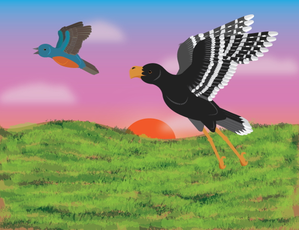 Hawk and Bluebird 1/1 #NFTCommunity #NFTartwork #nftcollectors  #NFTeen