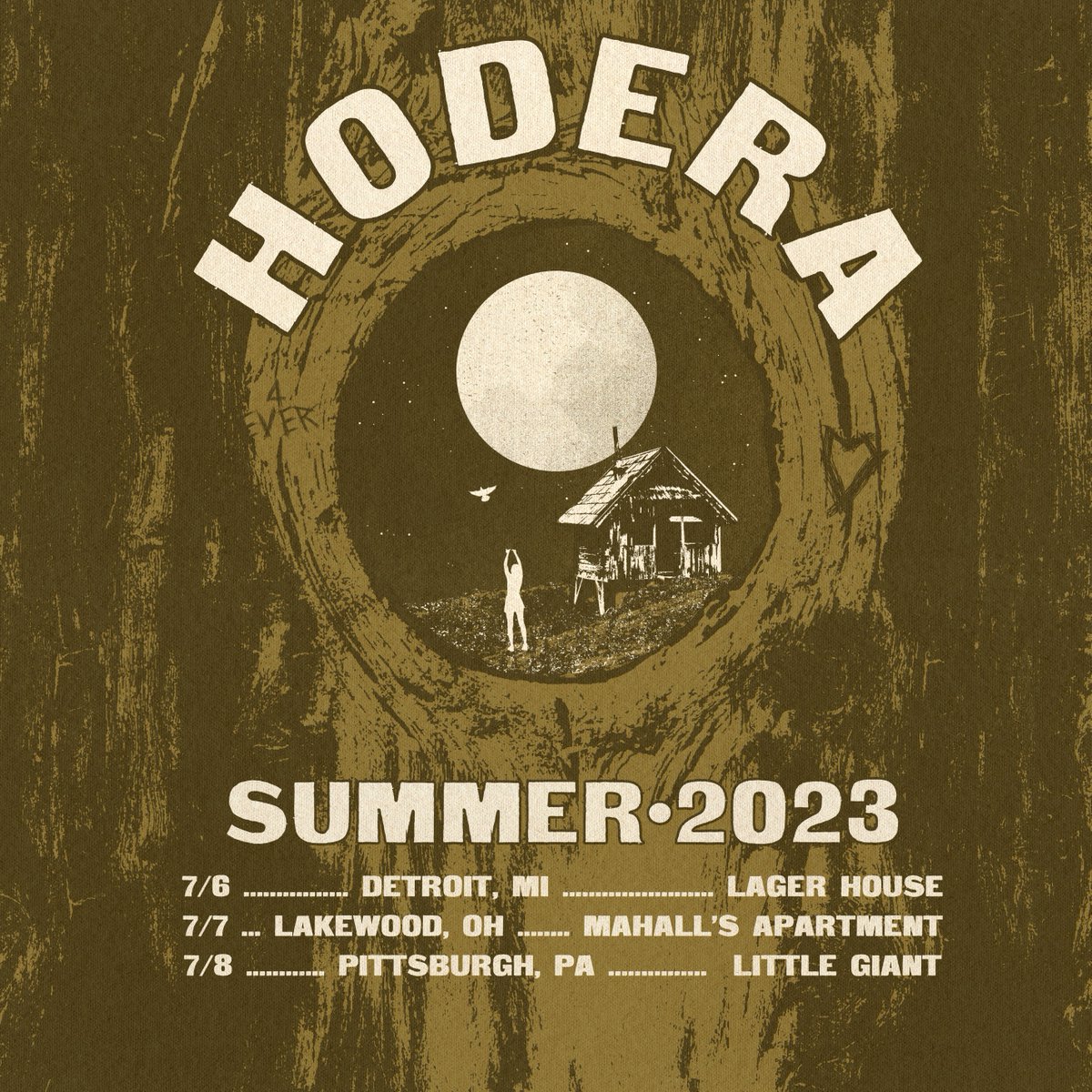 💫NEW SHOW!🪐

Don’t miss <a href="/hoderaband/">Hodera</a> this summer with support from <a href="/lowwphase/">⭐️🐶 Low Phase ⭐️🐶</a> and Moonwreckers at <a href="/lagerhousedet/">Lager House</a> on July 6. Tickets hit the web Friday at 10am!