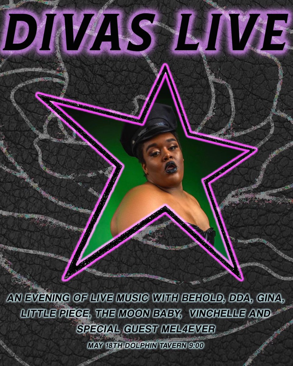 Its_Behold's tweet photo. Let the carrying commence!
Join me at #DivasLive for an evening of live music and cuntery w/@themoonbaby, @MxPHLLeather20 , @_vinchelle_ , @wassupgina, and @lildicklegend
Special guest: @mel4everrr
I can’t wait to sing for you🥰✨ https://t.co/zAuJAz6vd5