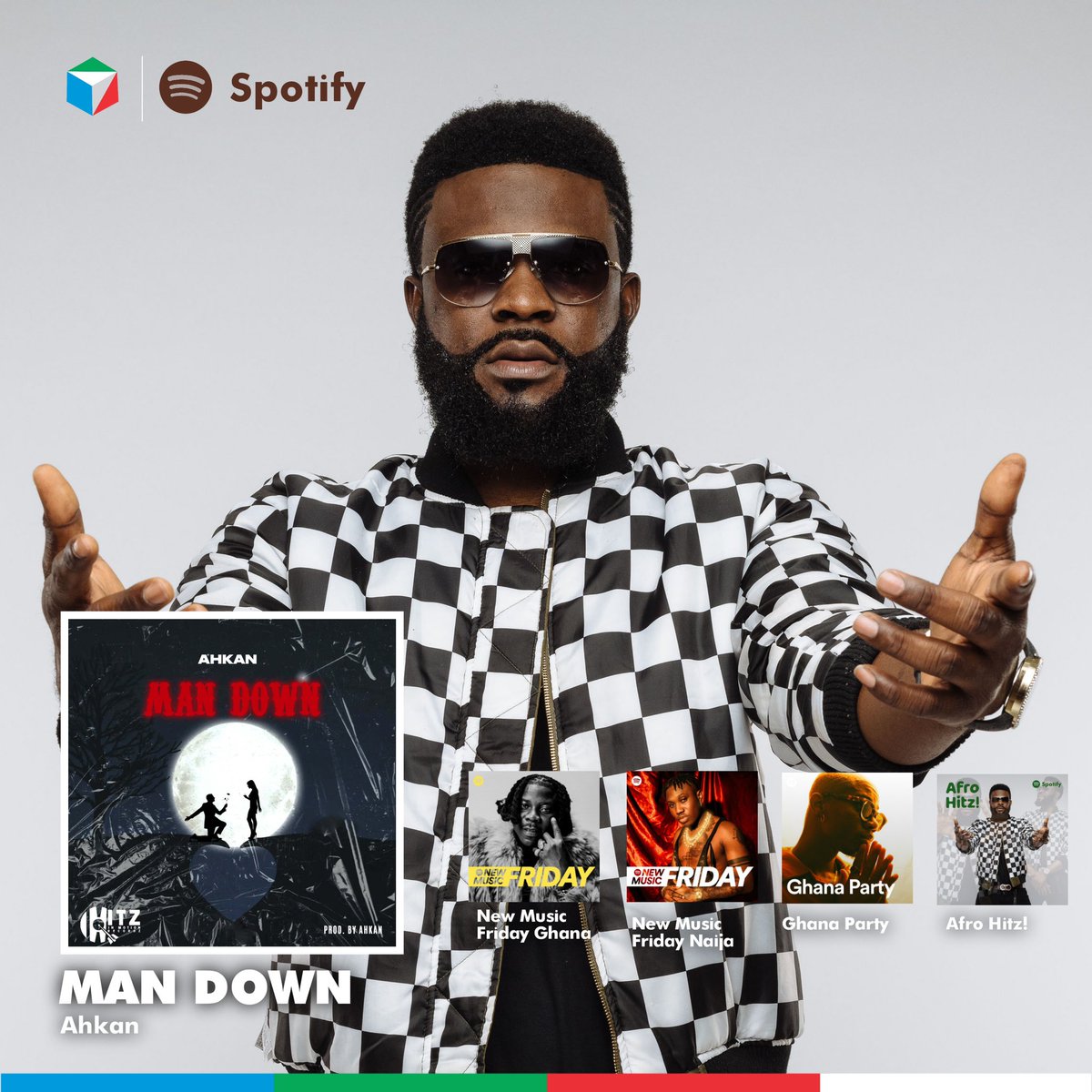 Thanks to <a href="/SpotifyGhana/">Spotify Gh</a> for the support ✅ 

Stream <a href="/ahkanmusic/">kwaysi</a> new single Man Down on Spotify✅✅ 

#ahkan #mandown #trending #playlist #musicdistribution #highvibes #highvibesdistribution