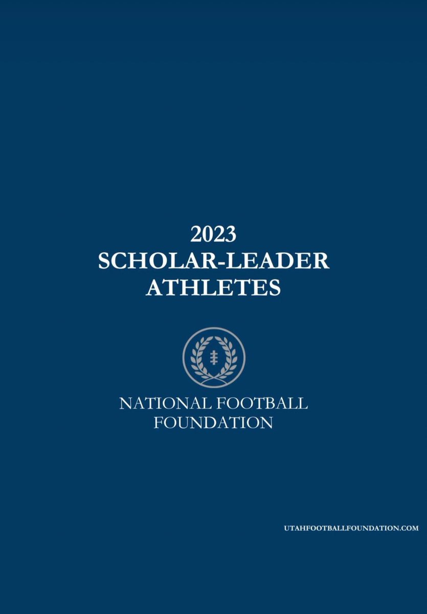Congratulations to Bryson Bennett (SR) and Koden Lunt (JR) for receiving the 2023 Scholar-Leader-Athlete Award from the National Football Foundation. 

Bryson was selected to represent the recipients and was chosen to speak at the banquet. 

Way to put in the work! GO REDS!
