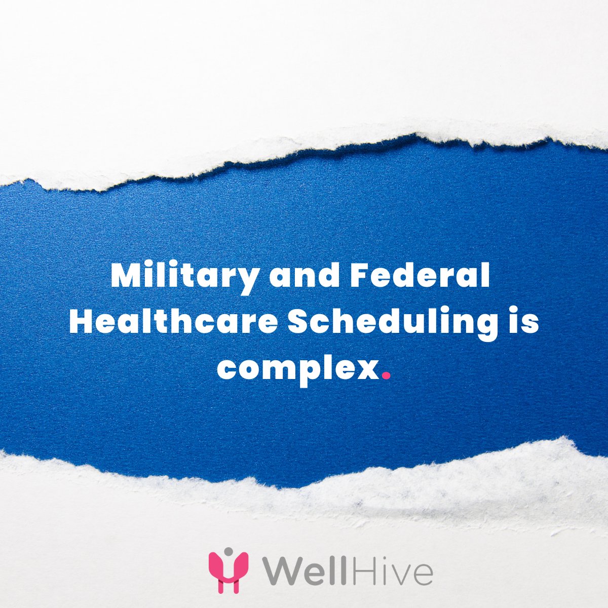 Military and Federal healthcare scheduling is complex. It's time to explore new innovative solutions to help streamline this process. WellHive.com . . . #FederalHealth #Scheduling #Healthcare