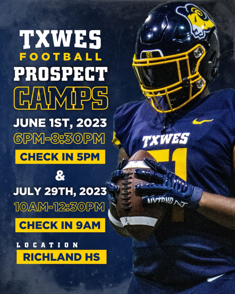 WE ARE 1 MONTH AWAY FROM OUR FIRST CAMP OF THE SUMMER‼️ Come get coached by one of the best staffs in America! Over 50 championships among the staff. Register today at ramsfootballcamps.com