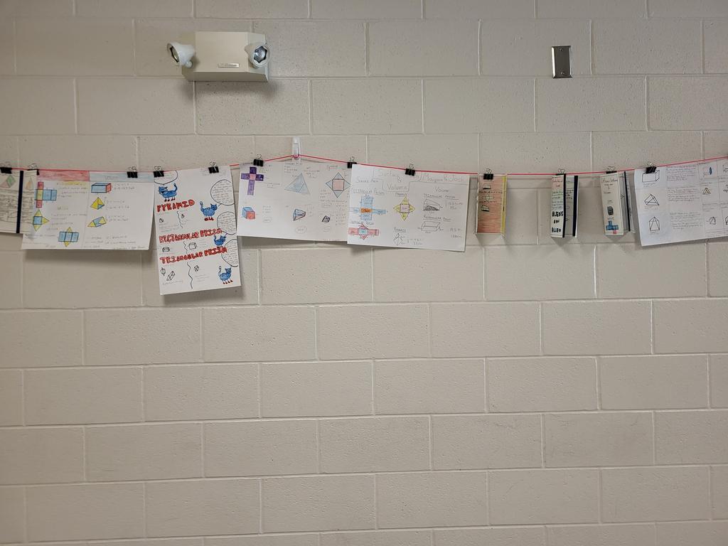 Surface area vs Volume one pagers &amp; brochures! #studentchoice #AVID #onepager #geometry <a href="/DMSMedia411/">Dixon Middle School</a>