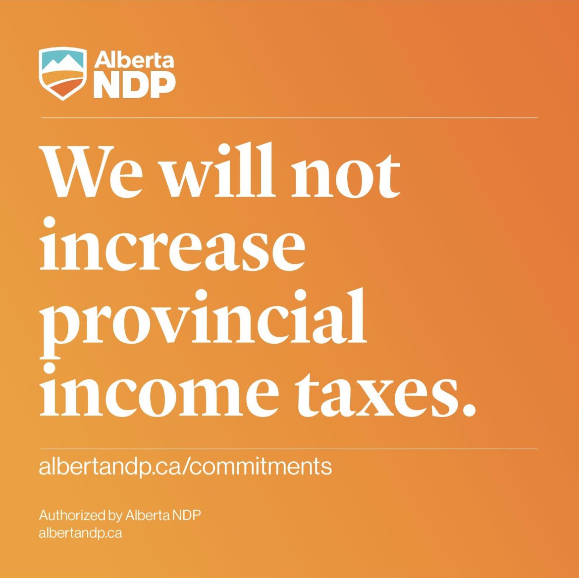 LoriSigurdson's tweet photo. An NDP government is committed to NO  personal income tax increases.

This will allow Albertans to keep more money in their pocket to cover the bills and combat the current high cost of living. #AbLeg https://t.co/iBXzkoUAZX