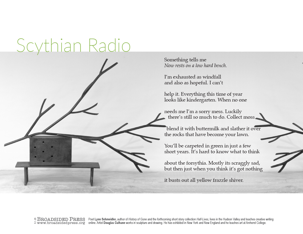 broadsidedpress's tweet photo. We love the Switcheroo. We love seeing the many ways writers engage with, leap from, focus in on a piece of visual art. Lynn Schmeidler’s poem captivated us from the start. More and the full-sized pdf at https://t.co/VLPVCMJ4hl https://t.co/mgLvyQziNz