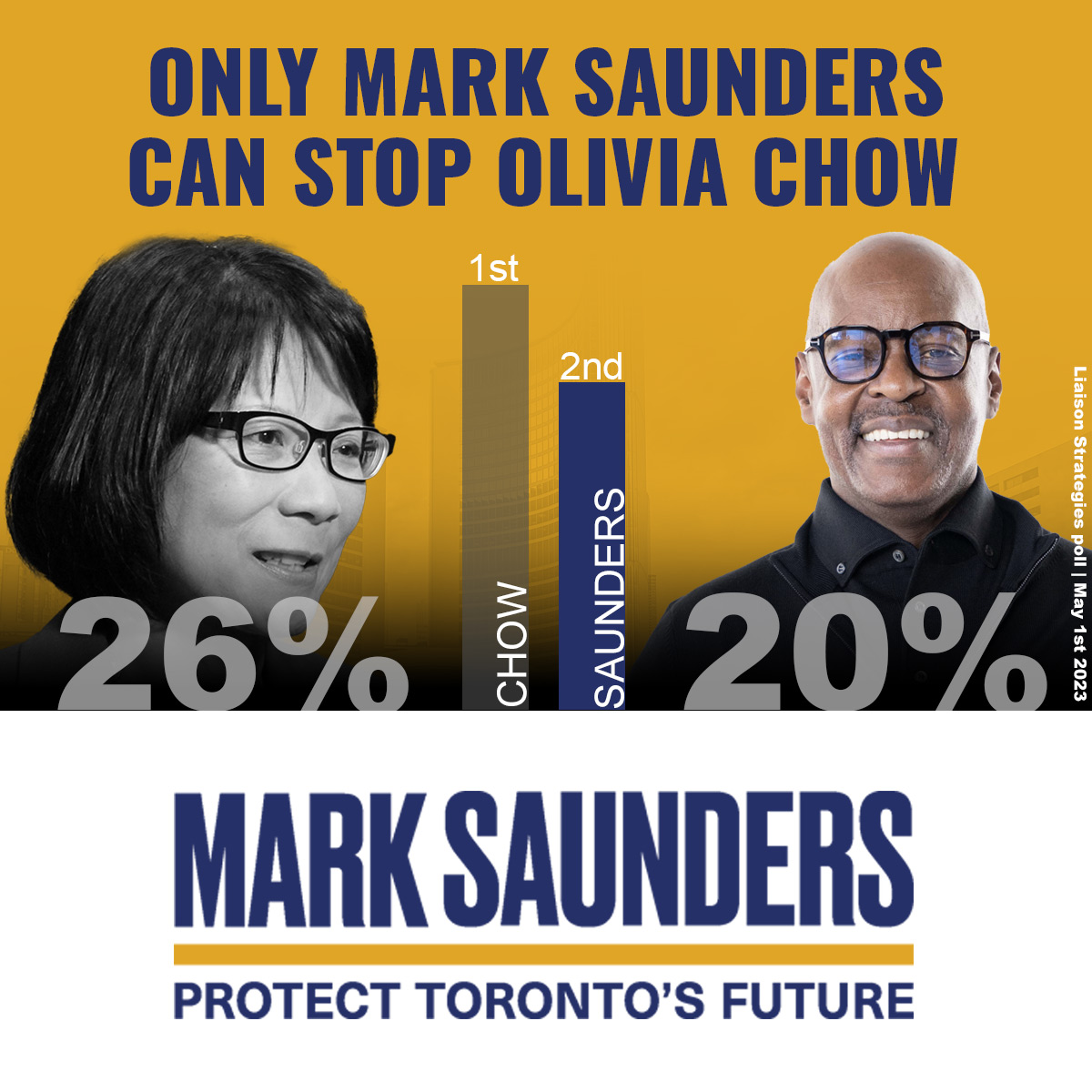 Mark Saunders on Twitter "This election has a clear choice. Who