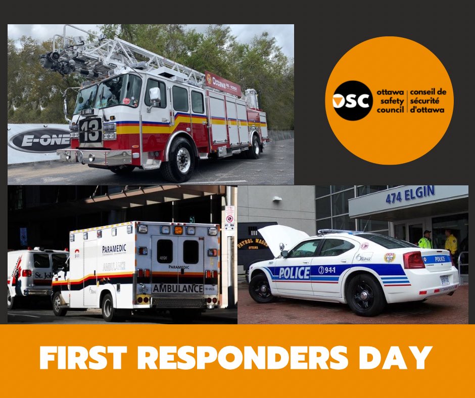Ottawa Safety Council on Twitter "Today is First Responders Day! A big