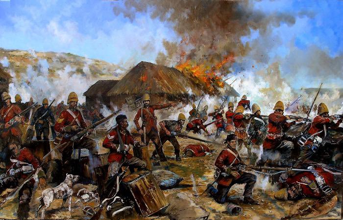 Battle of Rorke’s Drift (1879)🇬🇧🇿🇦🛖

Epitomised the British stoic warrior psyche, most prevalent in the Victorian-era, that we have long forgotten.

A stoic acceptance of insurmountable odds in combat, backed by wholehearted belief in one another as Brits, sealed victory.

#UK