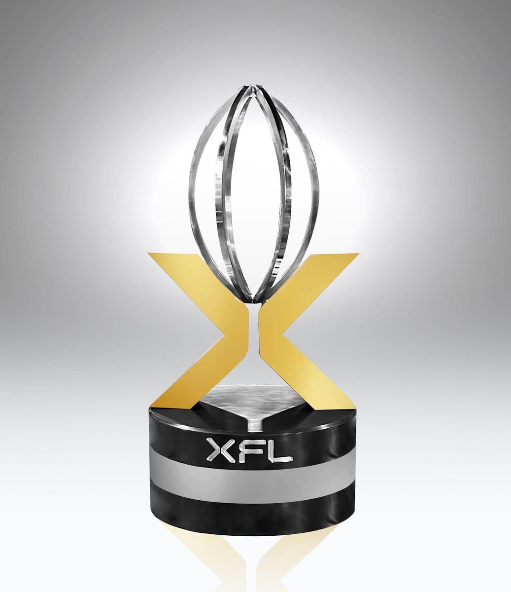 SPRINGFBNETWORK's tweet image. The @XFL2023 CHAMPIONSHIP TROPHY HAS BEEN UNVEILED! #XFL #XFL2023
