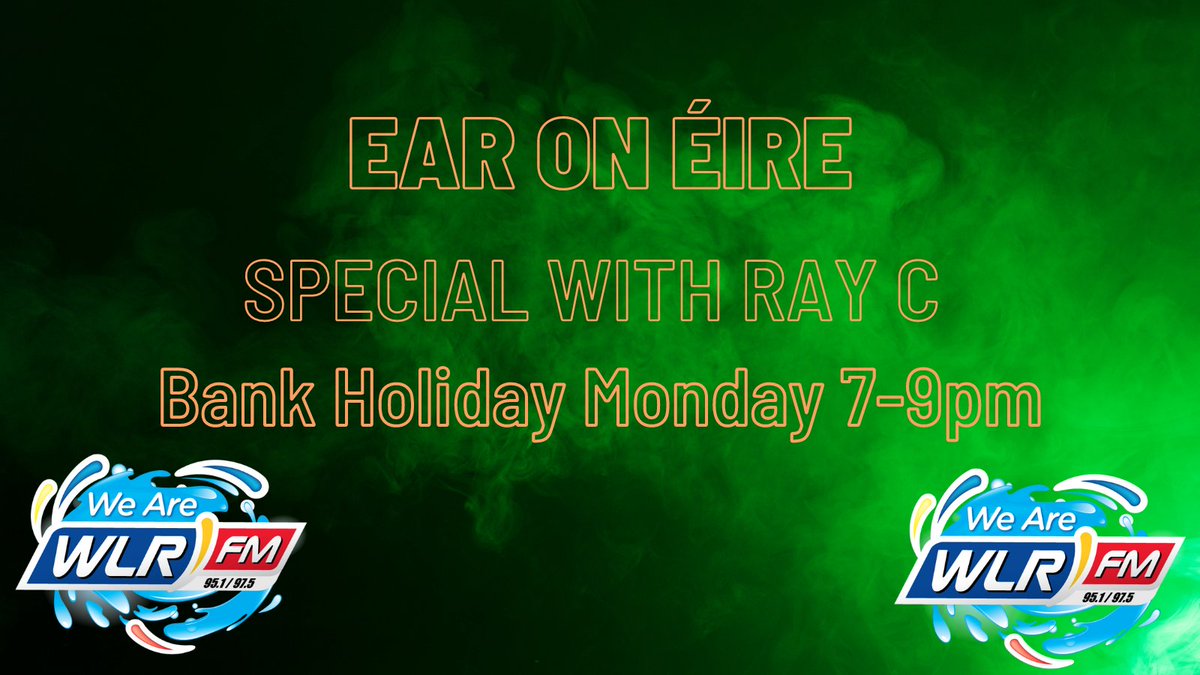 #EarOnEire #Special w/@djrayc live from 7pm. Hour 1 music from @extranauts #DaveLofts @pammytree @1000Beasts #Pier #ChrisWong #RMHyde @lisawthefringe @woodywithay #Ila @OneMorninAugust @Dylan_Kearns8 @rachelmaehannon @amyellenmusic @theburmamusic #TuneIn wlrfm.com