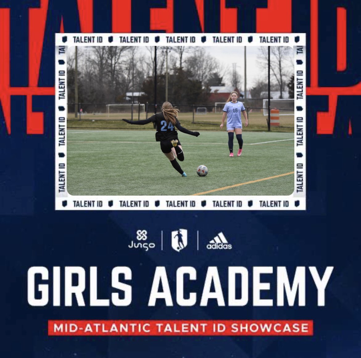 Looking forward to the @GAcademyLeague Mid-Atlantic #GATalentID event. Can’t wait to compete with my teammates and other talented players. 
@bobbypup @TSJ_FCVirginia @TopDrawerSoccer @ImYouthSoccer @TheSoccerWire