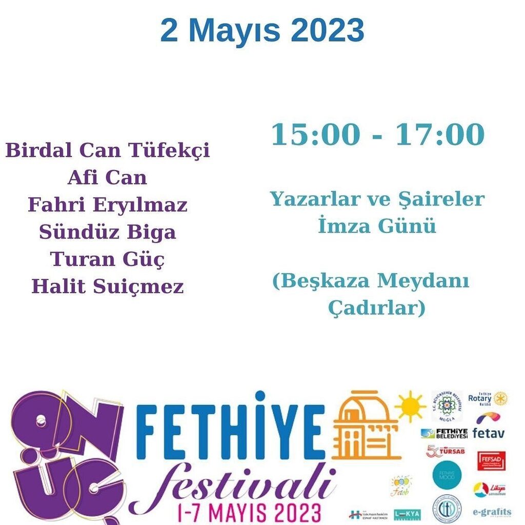 15:00-18:00 – Gençler Arası Müzik Yarışması (Beşkaza Meydanı) instagr.am/p/CrtXDzlIh-9/