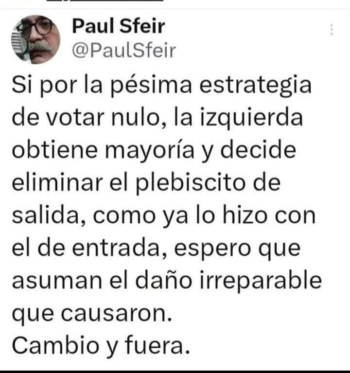 fpgdiaz's tweet photo. No se uds ,pero recuerden q  x estrategia para dejar fuera a Jadue ,votaron x el merluzo y miren como estamos ,
#GobiernoCriminalCorruptoyMentiroso
Encuentro bastante sentido a las palabras de  este hombre .....
No intento nada cada un@ sabrá  su opción 👍 https://t.co/AOu4QBEnls