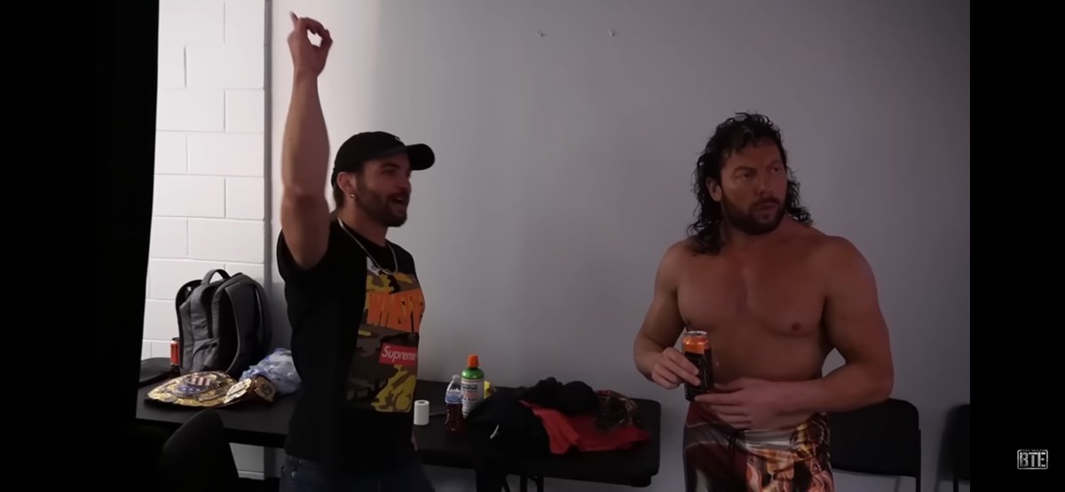 BeingTheElite's tweet photo. “Cheese Puffs” - Being The Elite Ep. 345 https://t.co/SDvfsRjY4x via @YouTube 
#BTE #BeingTheElite #AEWDynamite #AEWRampage https://t.co/2J8ddye5J2