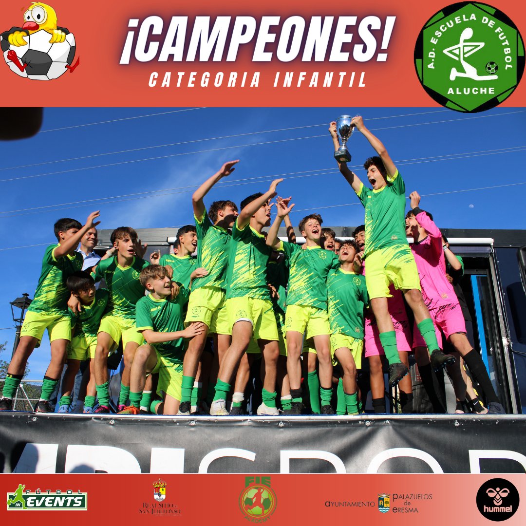 realsitiocup's tweet photo. 🏆 Enhorabuena @EMFALUCHE

🔴 Campeones de la categoría Infantil

#RealSitioCup2023 https://t.co/Gxoae36Qfe