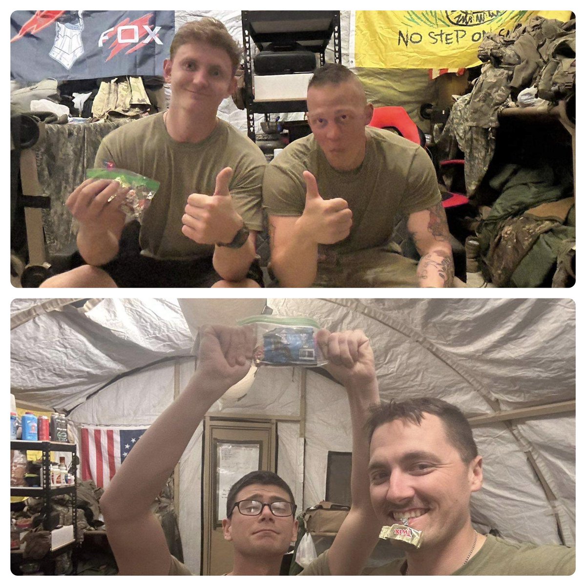 Learning to group candy in groups of 10….makes for VERY happy soldiers deployed in Syria. Ms. Adler &amp; Mrs. Wilsch’s buddies were so excited to see that their hard work made it half way around the world! <a href="/SCSDMath/">SCSD Math</a> <a href="/WebsterSCSD/">Webster Elementary School</a> <a href="/SyracuseSchools/">Syracuse City School</a>