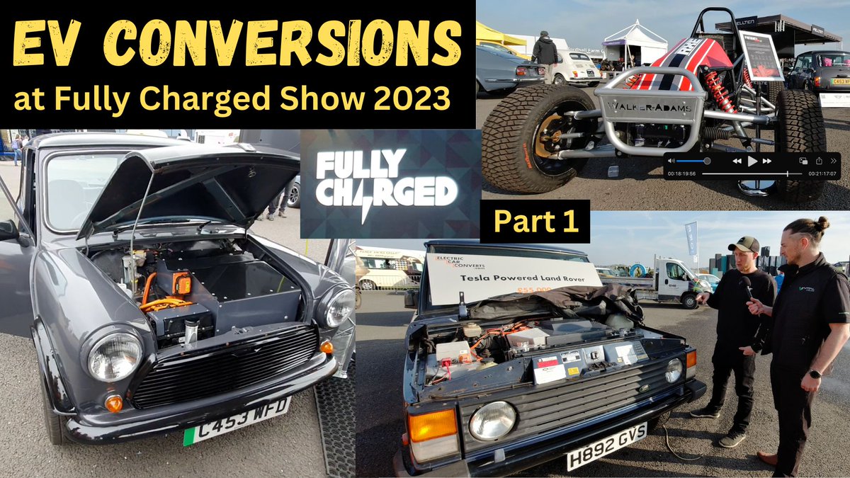 EV Conversions at the electric eclectic section PART 1!! 😉⚡️🔋 
BIG Thanks to Chris &amp; Jerome from <a href="/FelltenSystems/">Fellten</a> ALSO, HUGE thanks to the Fully Charged team for such a great event!!! Link in BIO @FullyChargedDan <a href="/bobbyllew/">RL_ST</a>
#evconversions #FullyChargedLIVESouth