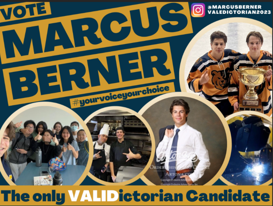 Grandview Valedictorian Vote happening this week:
Vote for the only VALIDictorian - Vote for Marcus Berner #yourvoiceyourchoice 
@marcusbernervaldictorian2023