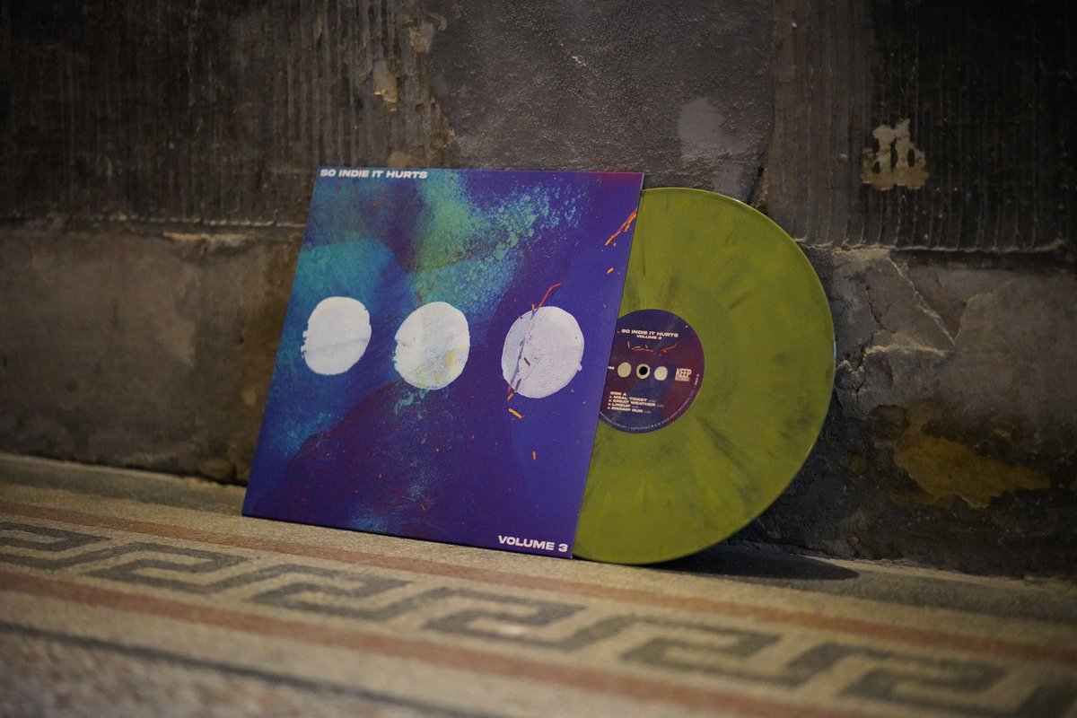 SO INDIE IT HURTS VOL 3 

Presented by <a href="/keeprecords/">Keep! Records</a> 

Vinyl pre orders are now available via Keep Records Bandcamp. Europe got ahold of it first. May 20th will be the official drop date! 

keeprecordsmerch.bandcamp.com/merch/volume-3…

#vinyl #soindieithurts #touring #lasvegas #florida