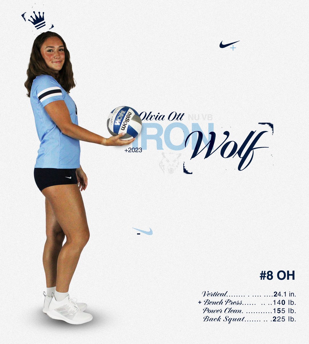 Huge congratulations to sophomore, Olivia Ott (<a href="/oliviajoott/">Olivia Ott</a>) for making the Iron Wolf Club in the weight room this spring. She is one of the hardest workers on the team and we could not be more proud of her! Great work, Olivia!