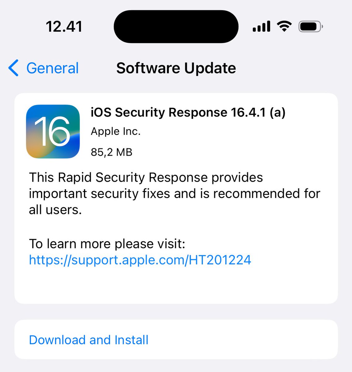TWJagratara's tweet image. weee…ada update an baru nih. iOS SR #SecurityResponse