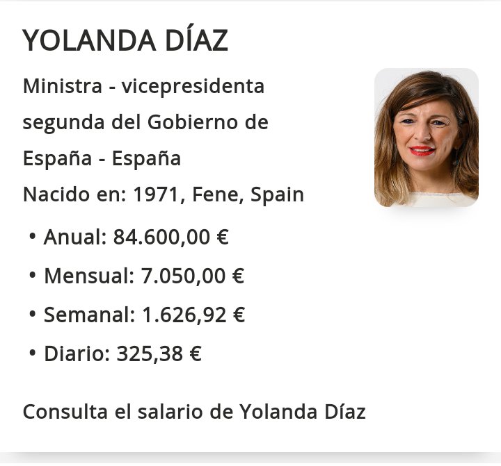 epesimo's tweet photo. Dice #LaFiguranta q "1.500€ no permiten vivir con dignidad".
¿Pues a q espera? Es MinistraTrabajo, q escriba en el #BOE q el #SMI, el #SalarioDignoYSuficiente, es el suyo, y YA ESTÁ solucionado

#1deMayo #YoConAyuso #ElCascabel2M #LaNoche24h #LaHora2M #PP #Psoe #AR2M #2MayoEsp https://t.co/UdQuAW5KDp