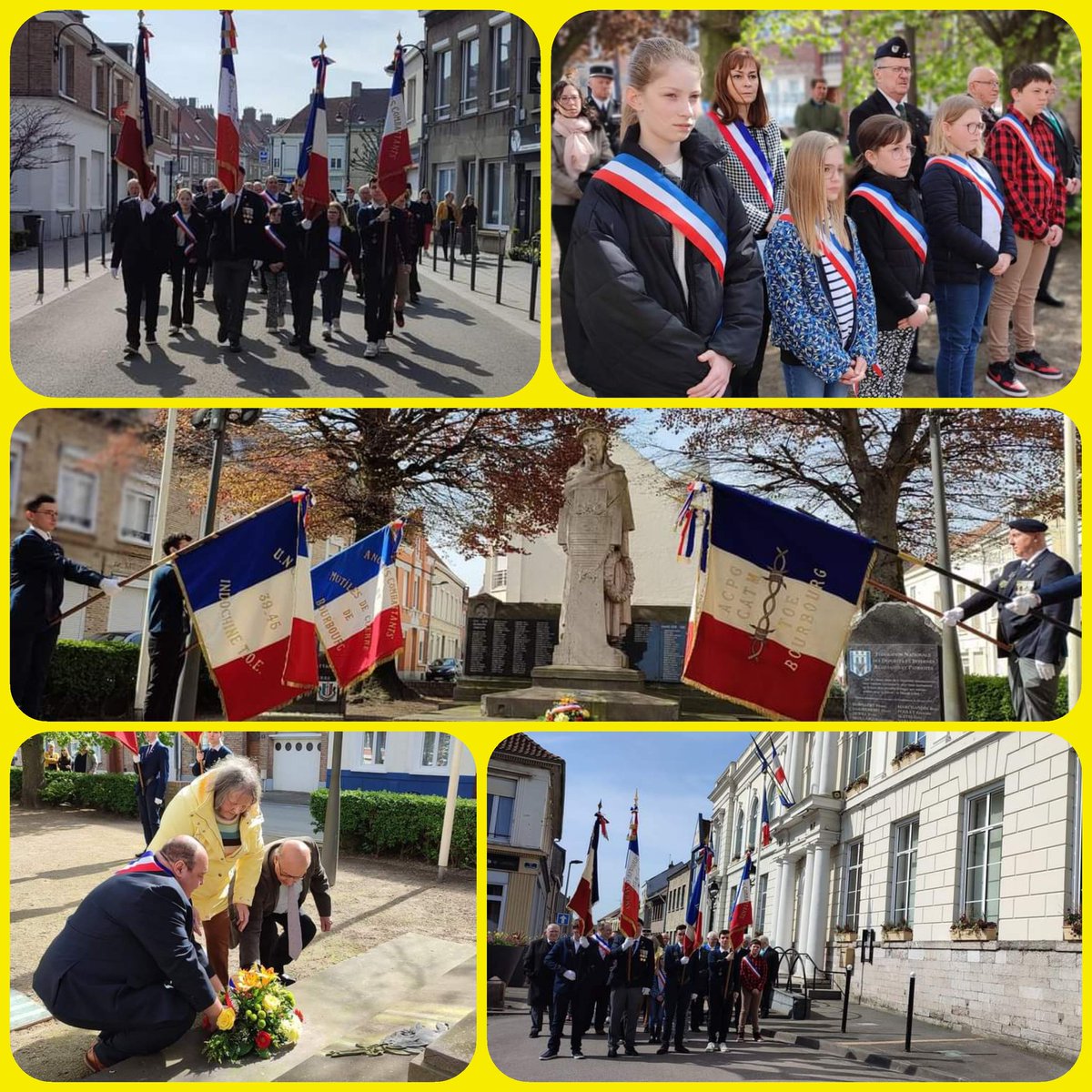 Excellente fête du 1er mai aux récipiendaires de Bourbourg 🫶
Jour de fêtes et de célébration
Bravo et merci aux familles, aux associations patriotiques, CMJ et élus 🇨🇵 🌝