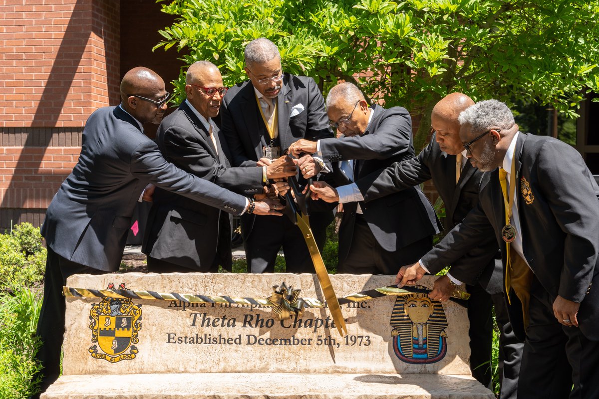 It's an immeasurable honor to witness the dedication of this historic memorial to the Alpha Phi Alpha fraternity. This monument is a shining reminder of the importance equality holds. It is a reminder that VCU stands for equality for all students, alumni, and staff. #RAMily #VCU