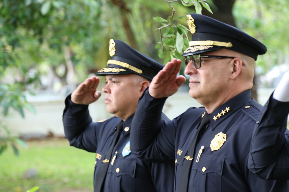 MiamiPD's tweet photo. The month of May is a time to reflect on the bravery and sacrifice of our law enforcement community. Project H.E.R.O. is committed to ensuring that every resting officer is honored and remembered. #ProjectHERO #HonoringEveryRestingOfficer #NeverForget https://t.co/fVB8wI02pY