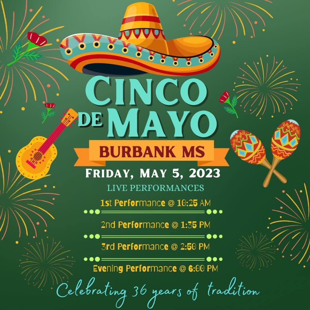 Burbank families and community, please join us this Friday, May 5th for our biggest celebration of the year! #burbankms #burbankeagles