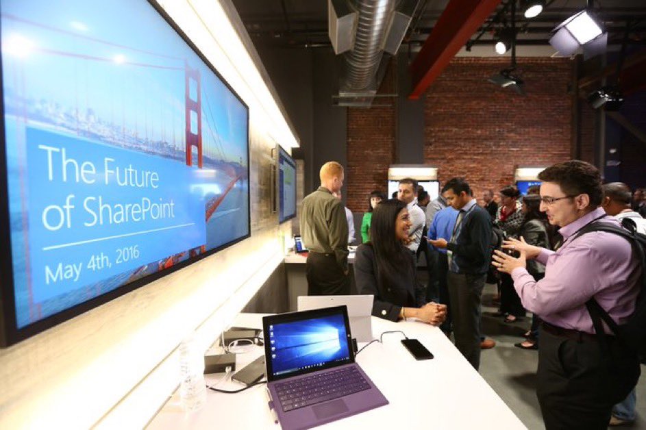 In 2016 we shared  #futureofsharepoint and since SharePoint in cloud has grown &gt;10X

Tomorrow’s news will be bigger #m365conf23 #spc23