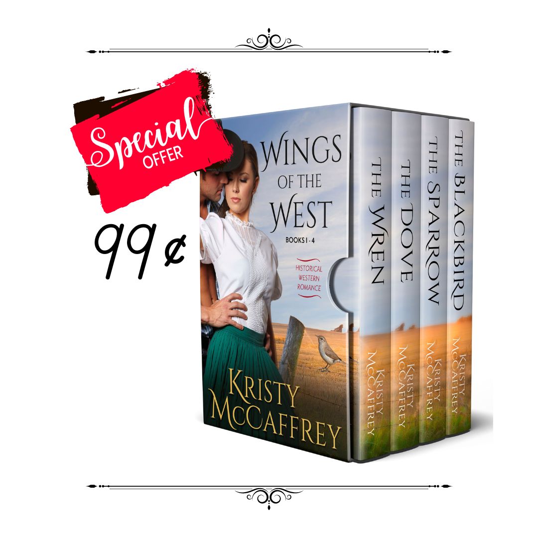 The Wings of the West Box Set is still on sale for a few more days!! Grab a digital copy before the price increases.

kmccaffrey.com/wings-of-the-w…

#historicalwesternromance #booksale #99cents #ebooks #romancenovels #romancebooks #romancereaders #historicalromance