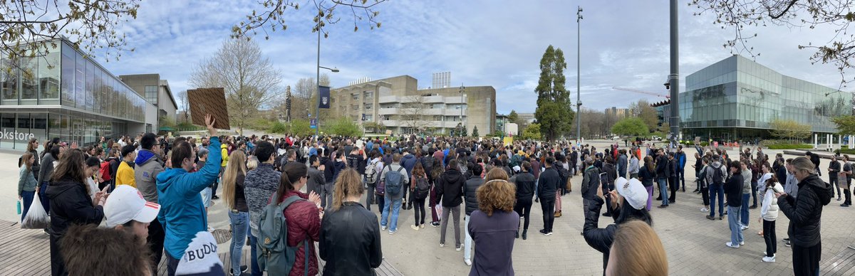 Walk out for liveable wages and more research funding @ubc by students, Postdocs, staff and faculty.
#walkoutforscience <a href="/ubcprez/">Benoit-Antoine Bacon</a> <a href="/CBR_UBC/">UBC Centre for Blood Research</a> <a href="/ubcdentistry/">UBC Dentistry</a> <a href="/ubclifesciences/">UBC Life Sciences Institute</a> #SupportOurScience