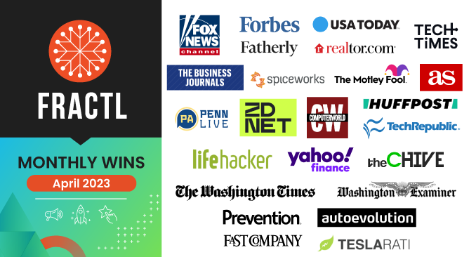 Our goal is for you to tell us your dream publisher, and then we earn the press! Check out the diverse list of publishers we earned client coverage on in April: LifeHacker, Fast Company, Computer World, The Chive, Realtor, Huffington Post, Forbes, and dozens more! #pr #ftw