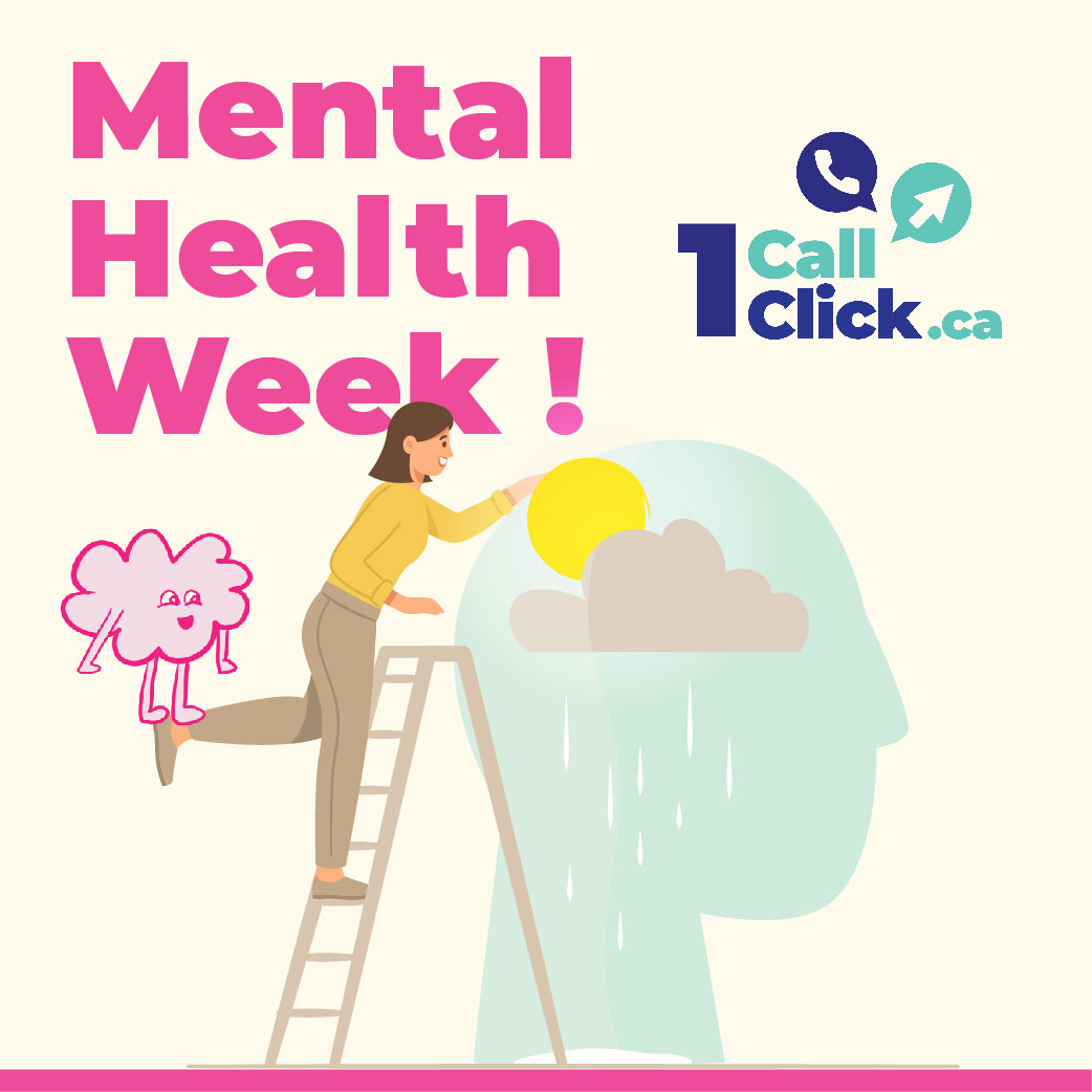 In just under two years, 1Call1Click.ca has heard the stories of more than 10,000 children, youth, and families. And there are 1,000s more in need of support. Please reach out. #MentalHealthWeek #MyStory #KidsComeFirst #HealthTeam