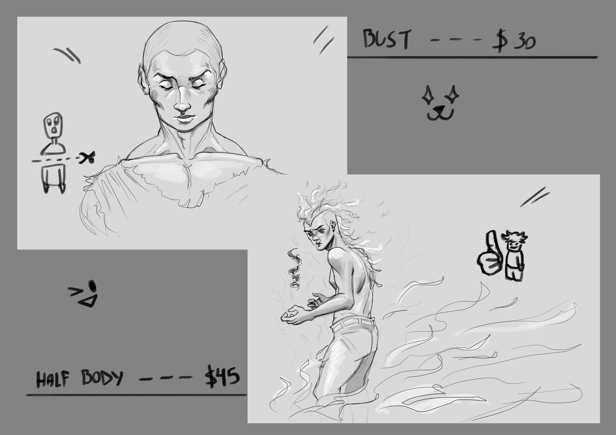 Patrickg_art's tweet photo. 🌟 COMMISSIONS INFO 🌟

Send me a DM if you are interested XD, I'll love to do it. Check my link for more informations.

See more in my Instragram: https://t.co/hjRpGPxuVm

#commissions #commissionopen #art #CommissionSheet https://t.co/5OQk0N6LML
