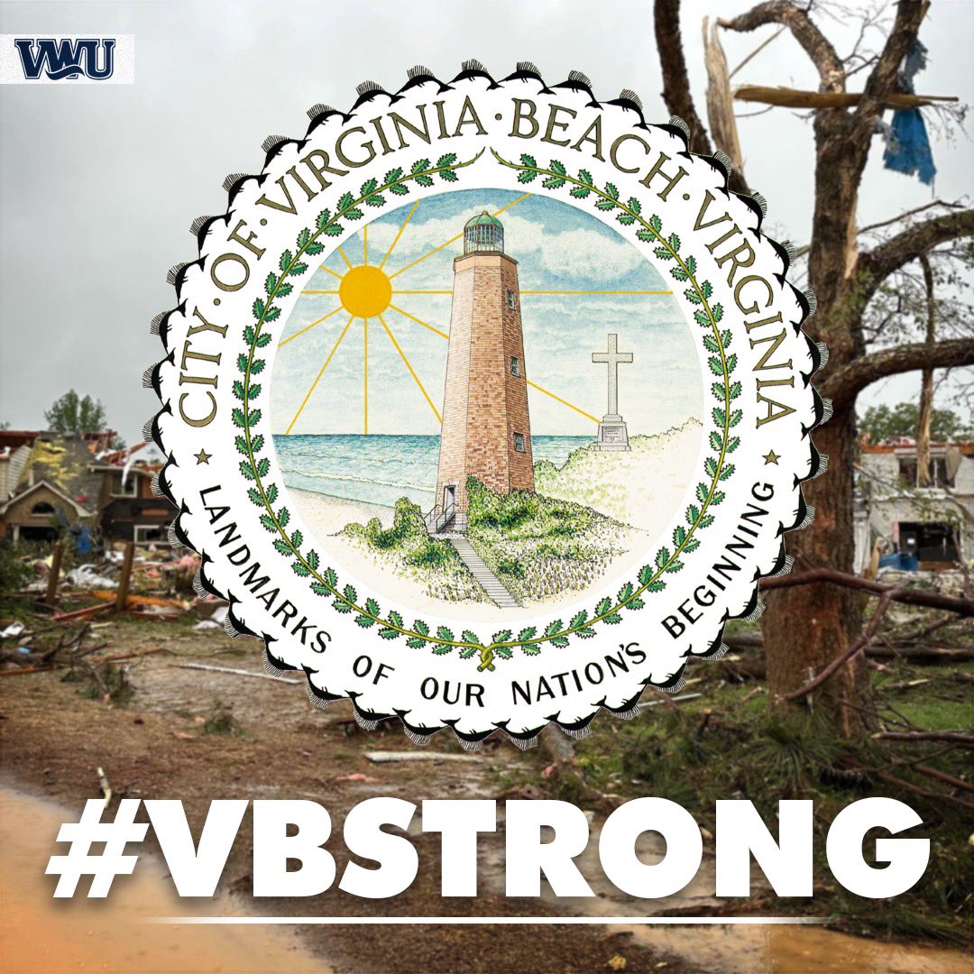 Virginia Wesleyan is praying for our community and those affected by the tornado during yesterday’s storm. #VBStrong