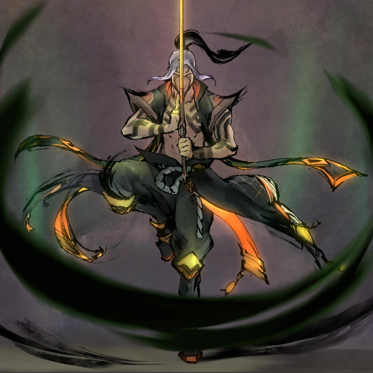 Master Yi shows Kai'Sa what unbreakable truly means., image size:1200x1200