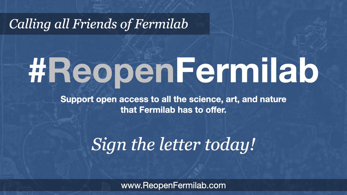 justinvasel's tweet image. 1/ ⚛️ Attention, science enthusiasts &amp;amp; Fermilab fans! Our beloved #Fermilab is at risk of losing its long-standing tradition of openness and community engagement. 

We need YOUR help to restore its inclusive environment. Join the cause! ✊ 

#ReopenFermilab