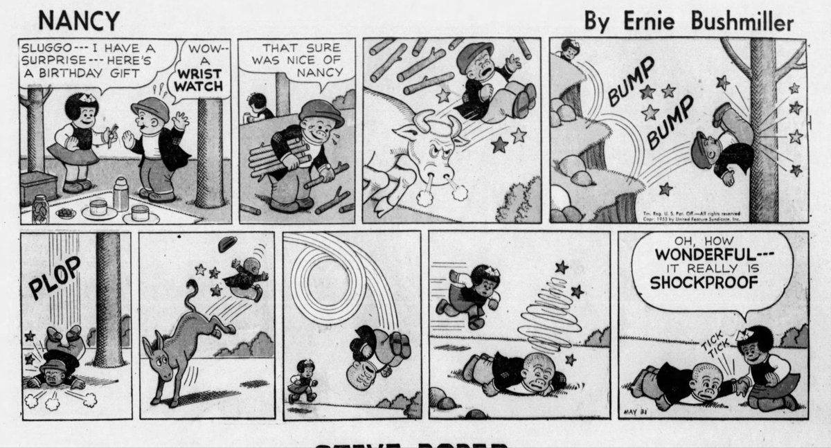 Nancy Comics by Ernie Bushmiller on Twitter: 