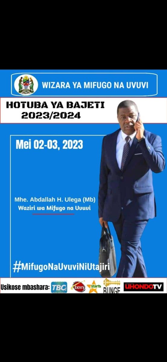 SamakiForum's tweet photo. Macho na Masikio yetu ni kuanzia Kesho Bungeni kupata kufahamu Bajeti ya Wizara yetu Nyeti @wizaramifuguvuv.. Itakuw Mubashara katika Vyombo vya habari ikiwemo TBC, STARTV
.. Tusikose kujua Mwenendo pamoja na vipaumbele katika Wizara hii Mwaka Ujao wa Fedha. https://t.co/rDfzZTyUim