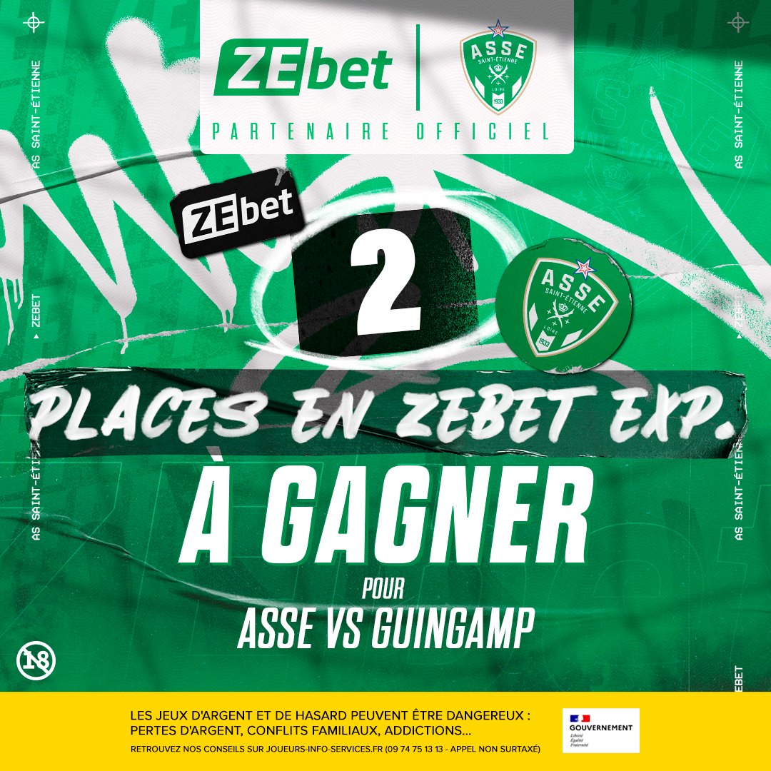 actusainte's tweet photo. 🎁 CONCOURS : 2 places pour #ASSEEAG ! 😍🔞

Pour participer : 
👉 RT + Follow @ZEbetFr et @actusainte 
👉 Qui est le buteur stéphanois du match aller #EAGASSE (2-1) ?

𝐄𝐱𝐩𝐞́𝐫𝐢𝐞𝐧𝐜𝐞 𝐞𝐱𝐜𝐞𝐩𝐭𝐢𝐨𝐧𝐧𝐞𝐥𝐥𝐞 🔥 : match en loge et rencontre avec un joueur ! https://t.co/H2oQhTy1Db