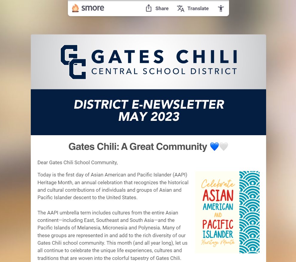 Gates Chili CSD on Twitter "It's the first of the month, which means