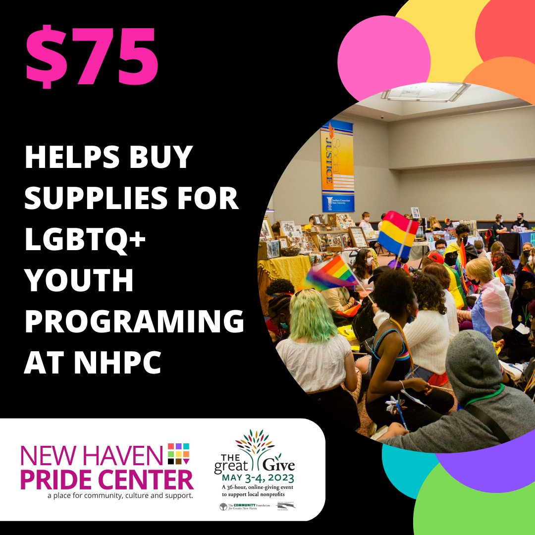 The Great Give is just around the corner! NHPC will be hosting a power hour event at local LGBTQ+ owned restaurant Blue Orchid!
Check out our Great Give Profile here: tinyurl.com/2gfapmj7

#newhavenpridecenter #lgbtq #greatgive2023 #donate #queer